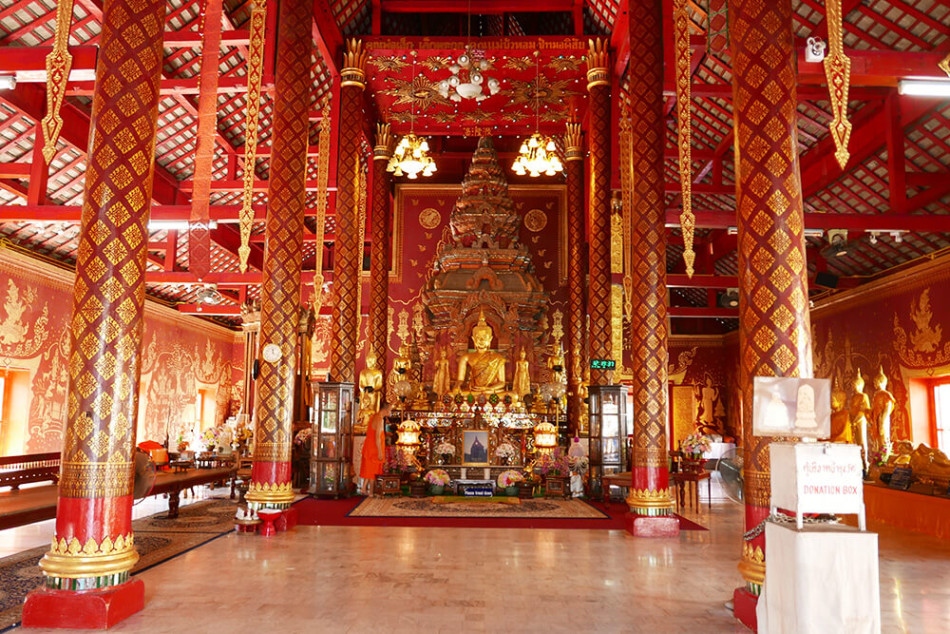 タイ・チェンマイの寺院　ワット・チェン・マン Wat Chiang Man　建物