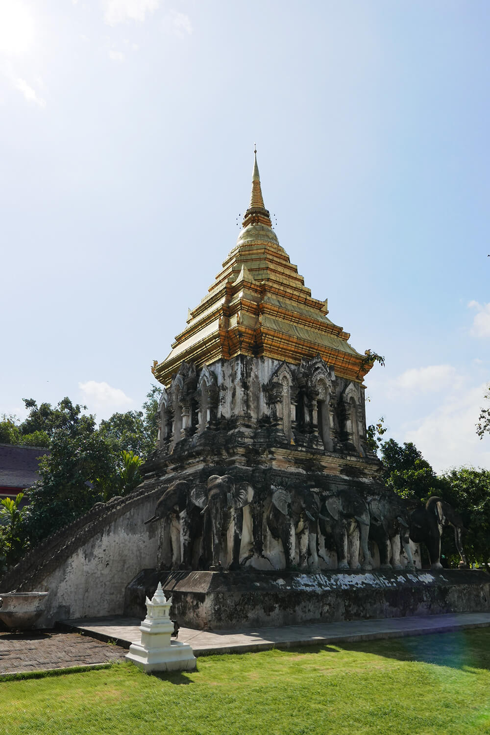 タイ・チェンマイの寺院　ワット・チェン・マン Wat Chiang Man　建物